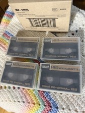 Maxell Hi8 Recordable Video Cassette Tapes 4-Pack 120 min P6-120HM w/Cases