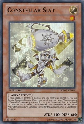 Constellar Siat - HA07-EN041 - Super Rare - 1st Edition - Damaged
