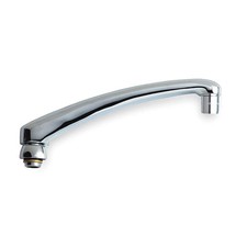CHICAGO FAUCETS L8JKABCP Spout,Brass,Fits Chicago Faucets 3JAV8