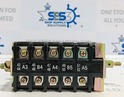 Terasaki AXH-I Auxiliary Switch 5p3a2b Size 57.7mm X 103.2mm X 50mm For SB ACB