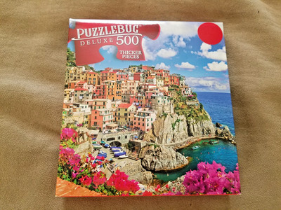 PUZZLEBUG DELUXE 500 Piece Puzzle Manarola National Park Cinque Terre Italy New