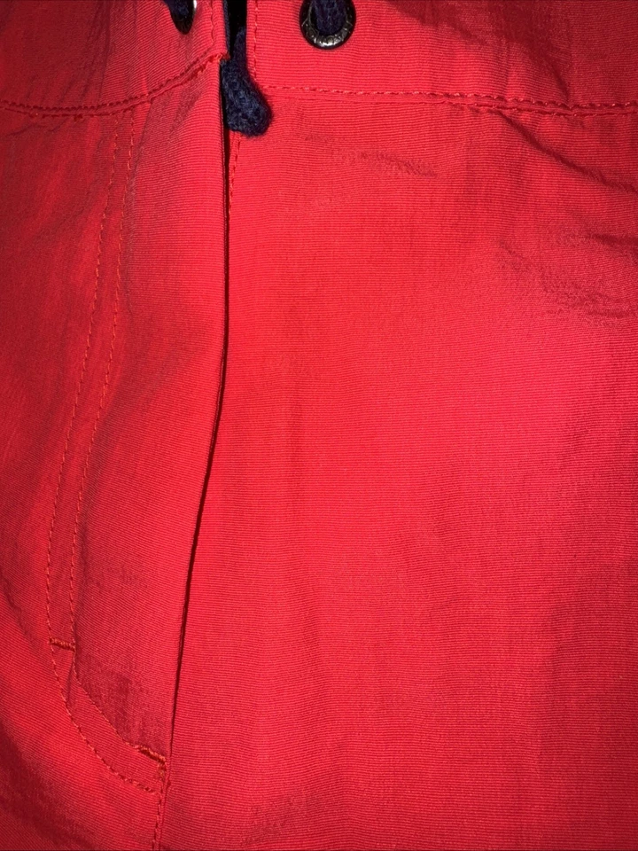 Pantalones Cortos de Nautica para Mujer Rojos Grandes Gancho y Lazo y Corbata Frontal Nuevos con Etiquetas Foto 3 de 4