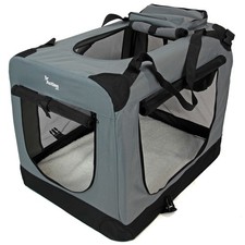2NDS Fabric Pet Carrier Medium Grey 5331