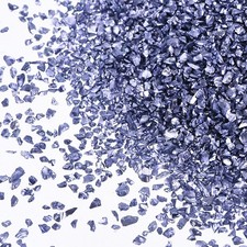 Crushed Glass for Resin Art 150g Medium Irregular Chunky Chips, Light Blue