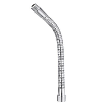 10'' Mikrofon Schwanenhals 5/8-27 Gewinde Gewinde Flexible Rohrverlängerung Silber