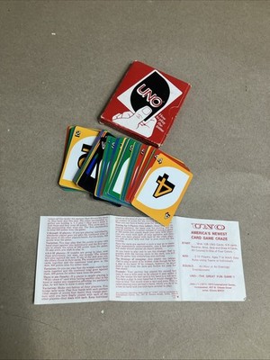 Vintage 1971-1973 UNO Card Game America's Card Craze set Very Rare - Pre-Used | eBay Vintage 1971-1973 UNO Card Game America's Card Craze set Very Rare - Pre-Used | eBay