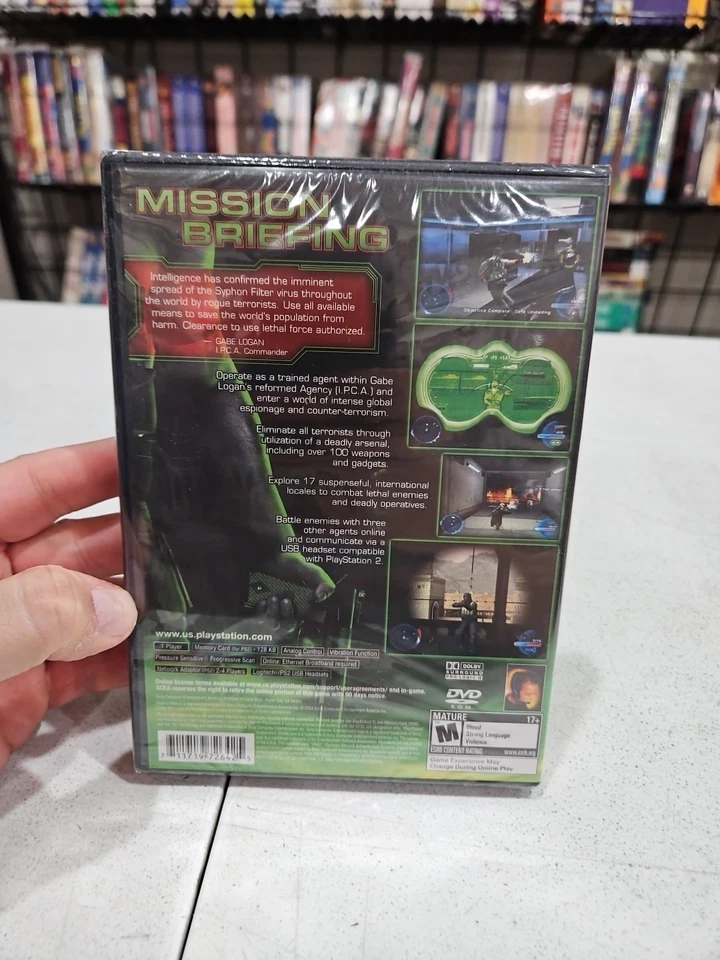 Syphon Filter the Omega Strain (Sony PlayStation 2, PS2) NEW 🇺🇸 FREE SHIPPING - Image 3 of 4