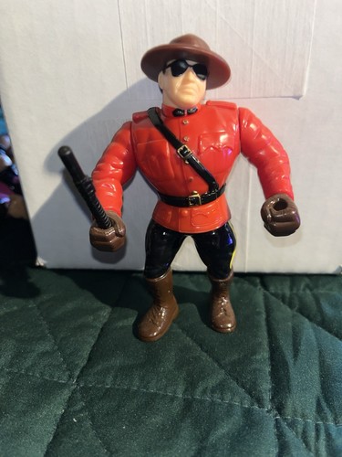 WWF HASBRO THE MOUNTIE SERIES 5 WRESTLING FIGURE W...