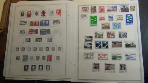 Stampsweis Norway collection on Minkus pages est 374 or so stamps - Picture 7 of 7
