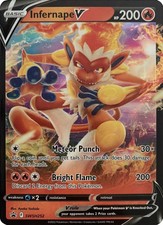 Pokemon Infernape V Sword & Shield: Black Star Promos SWSH252 Holofoil NM Promo