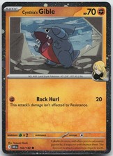 Cynthia's Gible (Cosmos Holo) Common Miscellaneous Cards & Products 102/182 NM