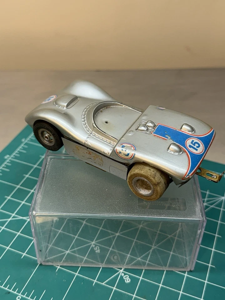 Coche Ranura McKee Vintage 1/32 AMT Probado Funciona Cox Revell Monograma Foto 3 de 4