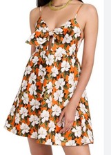 NEW Alice + Olivia Women's Melvina Babydoll Dress - Size 0 # D6816