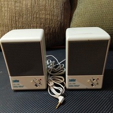 Labtec CS-150 Computer Speakers Stereo 3.5mm PC or phone Good Condition Vintage