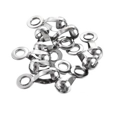 Ball Chain Connector 8mm Hole Pull Loop Link Stainless Steel 10pcs