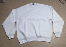 Vintage Jerzees BLANK Sweatshirt Crewneck Pullover Made in USA 80s 90s Retro