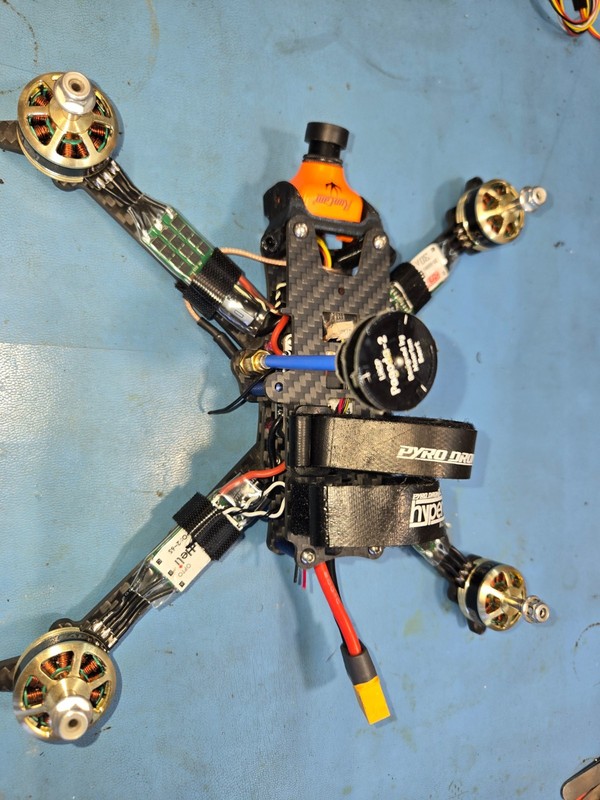 5 inch fpv drone, All new old stock parts. Lumeniere FC, DYS 30A ESC BLheli,