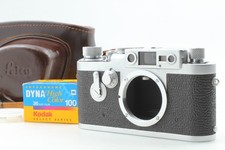 Top MINT w/ Case Leica IIIG 35mm Rangefinder Film Camera Body From JAPAN