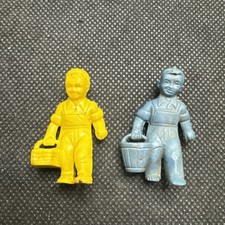 RARE VINTAGE OHIO ART FARM BOY FIGURE IN YELLOW BLUE