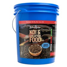 Blue Ridge Koi Fish Food 14lb - Koi Food Mini Growth Formula, Goldfish Food, ...