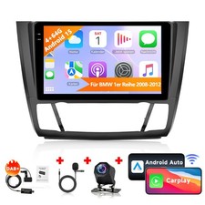 F�r BMW 1 Series E81 E82 E87 Android 15 Autoradio Carplay GPS Navi BT 4+64G DAB+