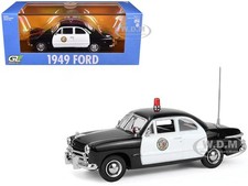 1949 Ford Custom Police Lapd Black White 143 Diecast By Greenlight 86642 1949 Ford Custom Police Lapd Black White 143 Diecast By Greenlight 86642