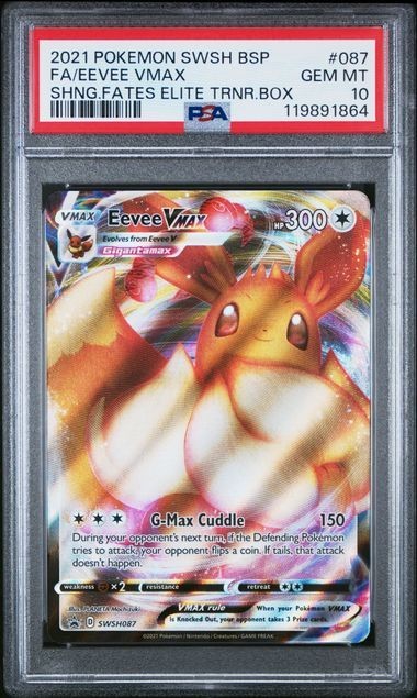 Eevee VMAX 2021 Sword & Shield: Black Star Promo #SWSH087 Shining