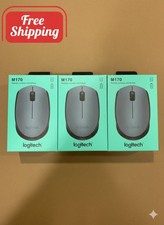 NEW Logitech M170 Wireless Mouse - Pack of 3 with USB Nano Receiver