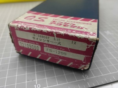 Vintage O.S. Max 72109000 Silencer Set EX for FS-120S Four Stroke Engine Rare
