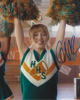 Grace Van Dien signed 10x8 in Blue stranger Things