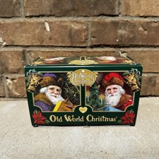 OLD WORLD CHRISTMAS GLISTENING SNOWFLAKE ANGEL GLASS ORNAMENT WITH BOX 10202