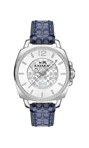 Brand New Coach Boyfriend Women’s Signature Leather Strap Watch 14503149