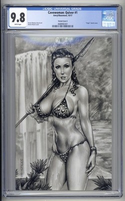 Cavewoman Quiver #1 CGC 9.8 Monte Moore Variant Cover E Ltd 500 COA Highest