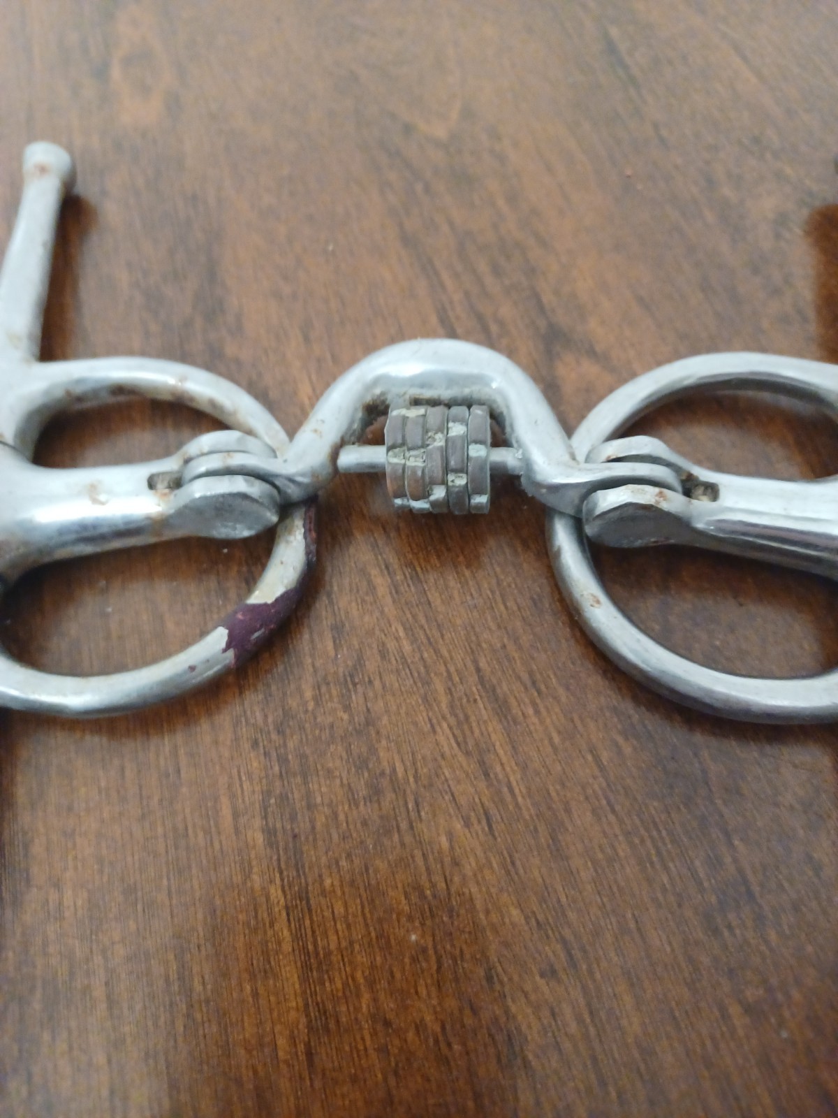 HORSE BITS 3 TOTAL  HACKAMORE, FRENCH FULL CHEEK SNAFFLE AND EGGBUTT SNAFFLE ALL