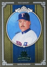 2005 Donruss Diamond Kings - Framed Green Baseball Rafael Palmeiro #418 EX