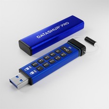 iStorage datAshur Pro USB flash drive 128 GB USB Type-A 3.2 Gen 2 3.1 Gen 2 Blue