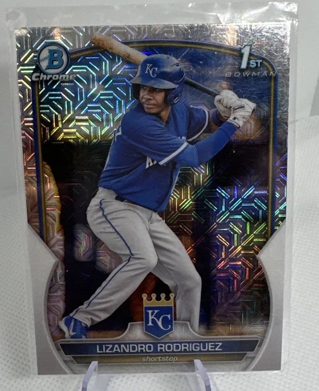 Lizandro Rodriguez - 2023 Bowman Chrome 1st Prospect #BCP-47 - MOJO REFRACTOR