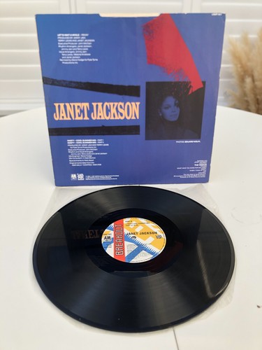 JANET JACKSON LET’S WAIT AWHILE USAT 601 1986 12” SINGLE VINYL RECORD - Picture 3 of 6