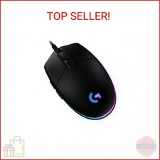 Logitech G203 Wired Gaming Mouse, 8,000 DPI, Rainbow Optical Effect LIGHTSYNC RG