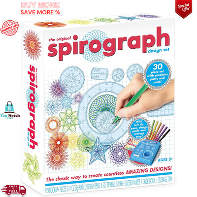 Spirograph Creative Design Set mit lustigem Zubehör Deluxe Kindergeburtstag Geschenke