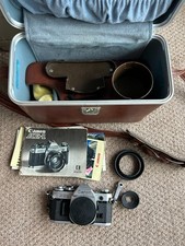 Canon AE-1 35mm Film Camera Body Working Meter Needs Light Seals
