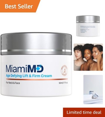 Fragrance-Free Age-Defying Cream - 1.7oz Tightening Moisturizer for Smooth Skin