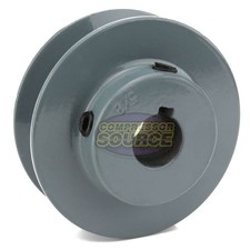 Cast Iron 3.5" Single Groove Pulley V Style B Belt 5L for 5/8 " Keyed Shaft