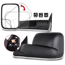 Pair Tow Mirrors For 1994-2001 Dodge Ram 1500 2500 3500 Manual Flip Up Wholesale