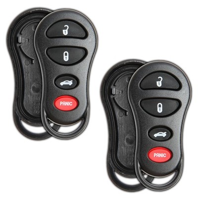 2 Replacement for 1998-2000 Chrysler 300M Concorde Remote Car Key Fob Shell Case
