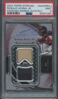 2022 Topps Sterling Swings Ronald Acuna Jr. 19/25 Jersey Bat Auto Mint PSA 9