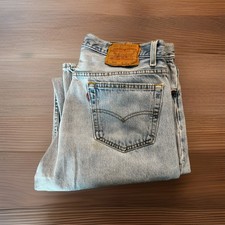 Levi’s 501 USA Made Vintage Light Wash Jeans 90s. 36/36 Actual 34/34 0694 520