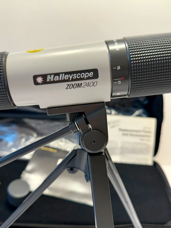 Halleyscope ZOOM 2400 Telescope Model HOC 40-Z (8-32 Power) w/Case *BRAND NEW* - Image 3 of 4