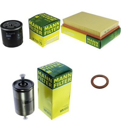MANN-FILTER Inspektionspaket Filterset für Opel Calibra A 2.0i Vectra 1.8i Cat