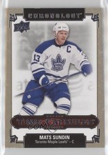 2018-19 Upper Deck Chronology Time Capsules Ripped Mats Sundin #TC-42 HOF r7h